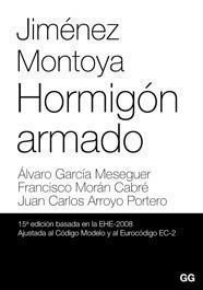 Portada del libro de texto Hormigón armado de Jiménez Montoya García Meseguer y Morán Cabré