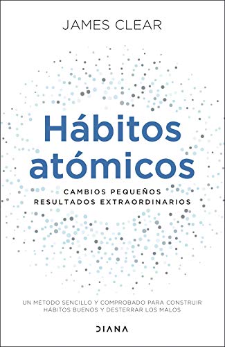 Portada del libro Hábitos atómicos de James Clear