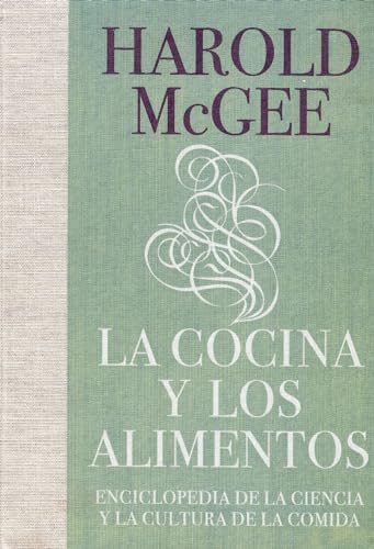 Portada del libro de cocina La cocina y los alimentos de Harold McGee