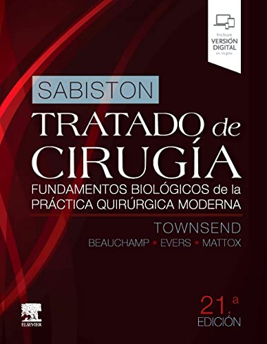 Portada del libro Sabiston: Tratado de cirugía