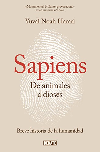Portada del libro Sapiens: de animales a dioses